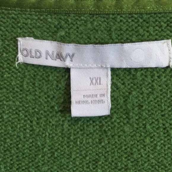 Old Navy Green V-Neck Sweater, size XXL - Picture 3 of 7